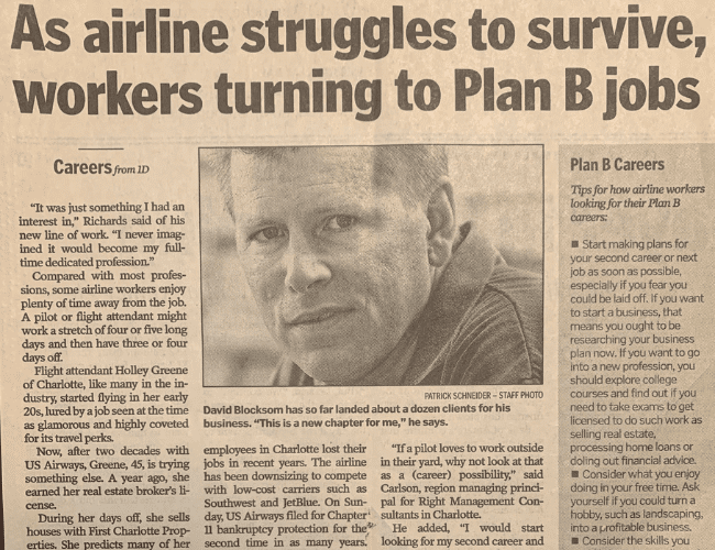 Charlotte Observer Newspaper Article Dave Blocksom Founds Pondscapes of Charlotte