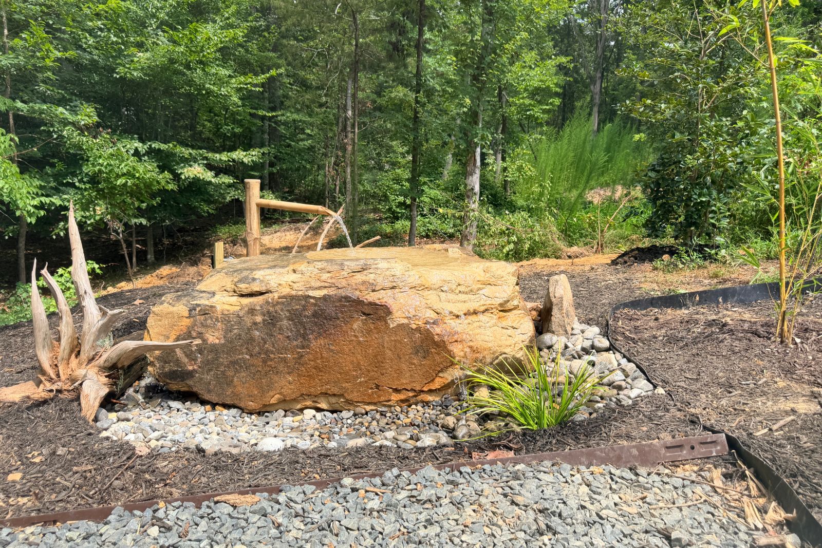 Final Product of bamboo fountain project